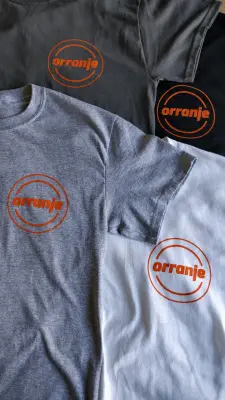 Product image of Orranje Logo & Address - Short Sleeve T-Shirt