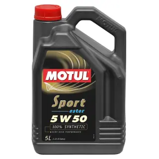 Product image of Motul 5ltr Sport 5W40 Ester Synthetic Engine Oil