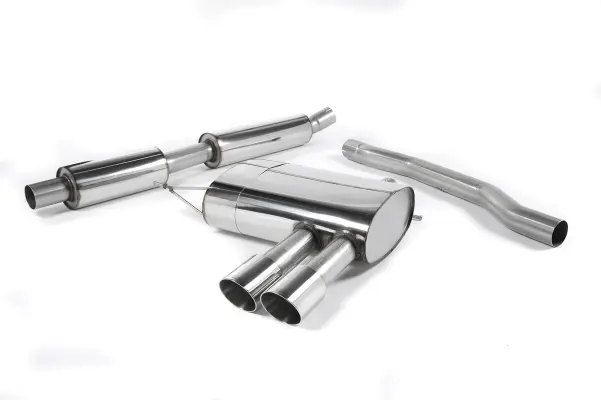 Product image of Milltek Exhausts Catback System Polished Tips Twin 90mm GT90 - Resonated MINI F56 Non-GPF Cooper