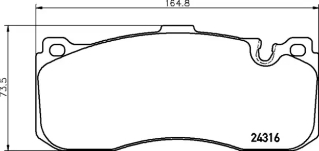 Product image of Mintex R56 JCW GP2 Front Brake Pads - MDB2974