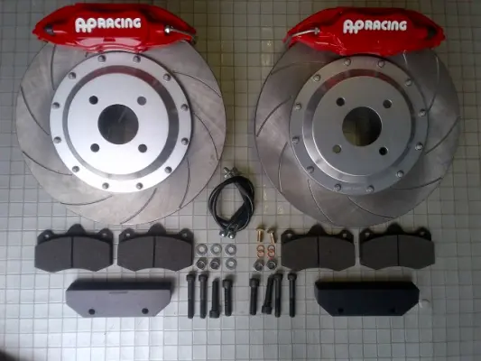 Product image of Reyland Track 350 AP Racing CP6600 4-Pot Caliper And 2-Piece 350x30mm Disc Kit