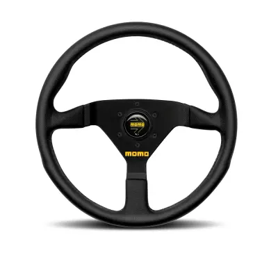 Product image of MOMO 350mm MOD.78 Steering Wheel - Black Leather