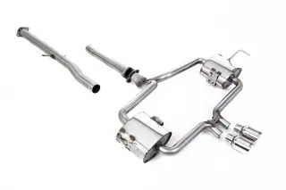 Product image of Milltek R53 Mini Catback Exhaust Hatchback - Non-Resonated Polished 76mm Trims SSXM479