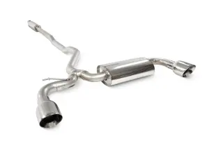 Product image of Scorpion Exhaust Resonated Cat Back System MINI Clubman F54 2015-18 - Polished 114mm Daytona Trims