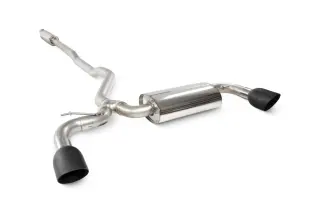 Product image of Scorpion Exhaust Resonated Cat Back System MINI Clubman F54 2015-18 - Ceramic Black 114mm Daytona Trims