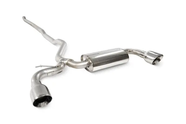 Product image of Scorpion Exhaust Non Resonated Cat Back System MINI Clubman F54 2015-18 - Polished 114mm Daytona Trims