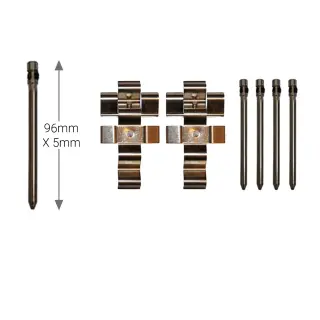 Product image of Budweg R53 R56 JCW Brembo Brake Calipers - Fitting Kit